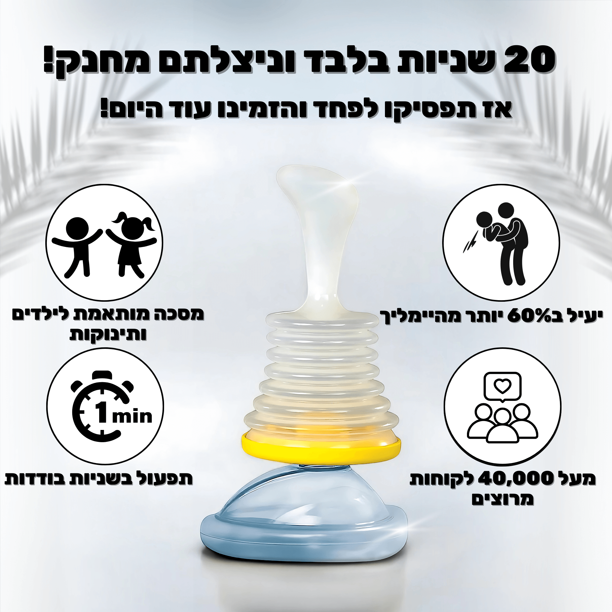 מכשיר האנטי חנק של ™My AirGuard - 2 מכשירים